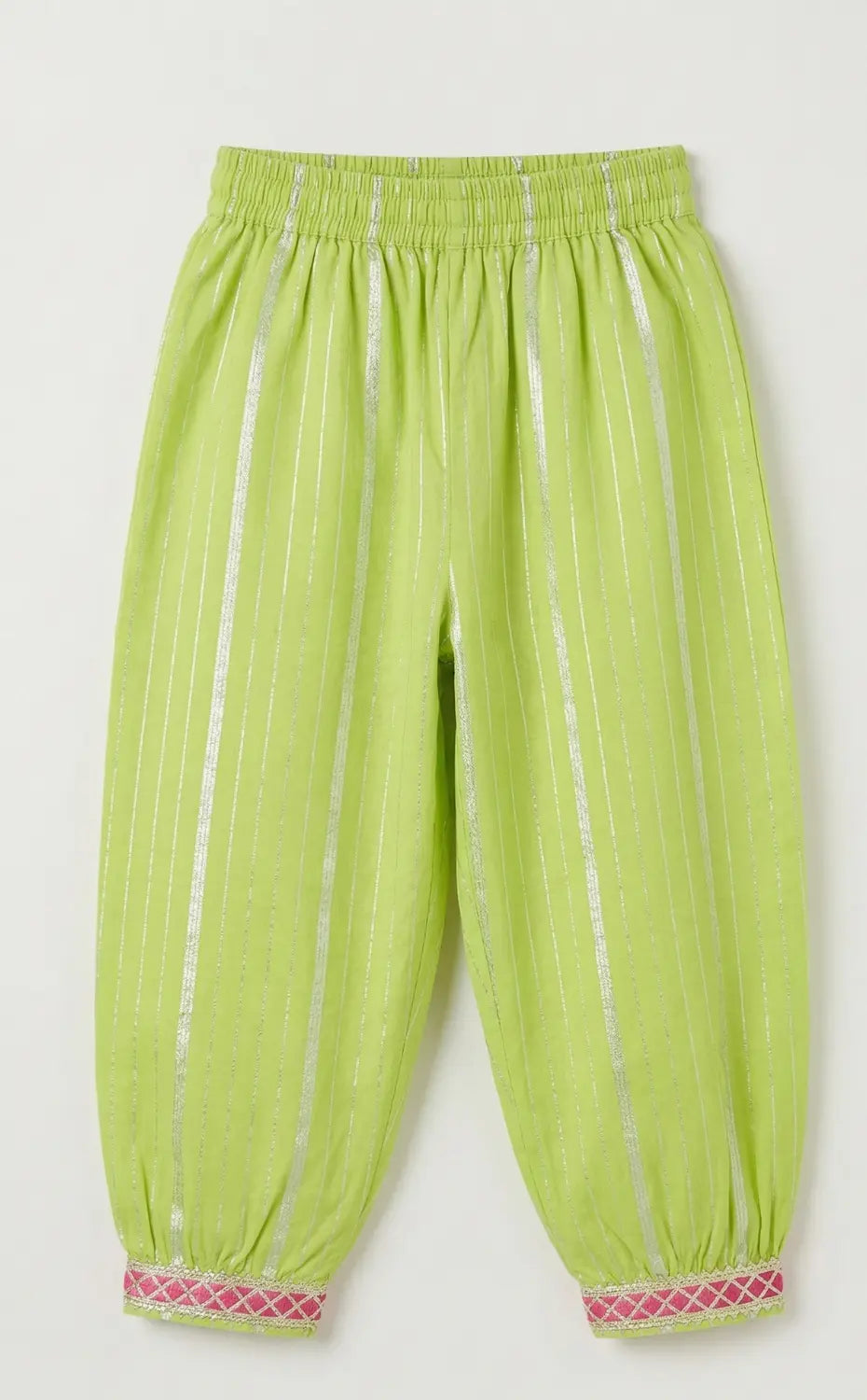Green Lurex salwar set