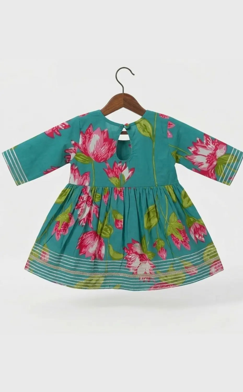 Floral Green sharara set